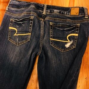 American eagle artist jeans (EUC)